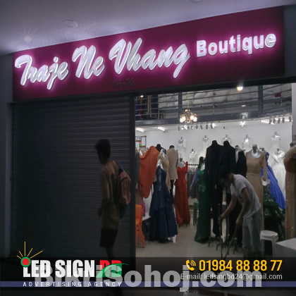 3D LED Latter Signboard SS Letter making All Bangladesh
